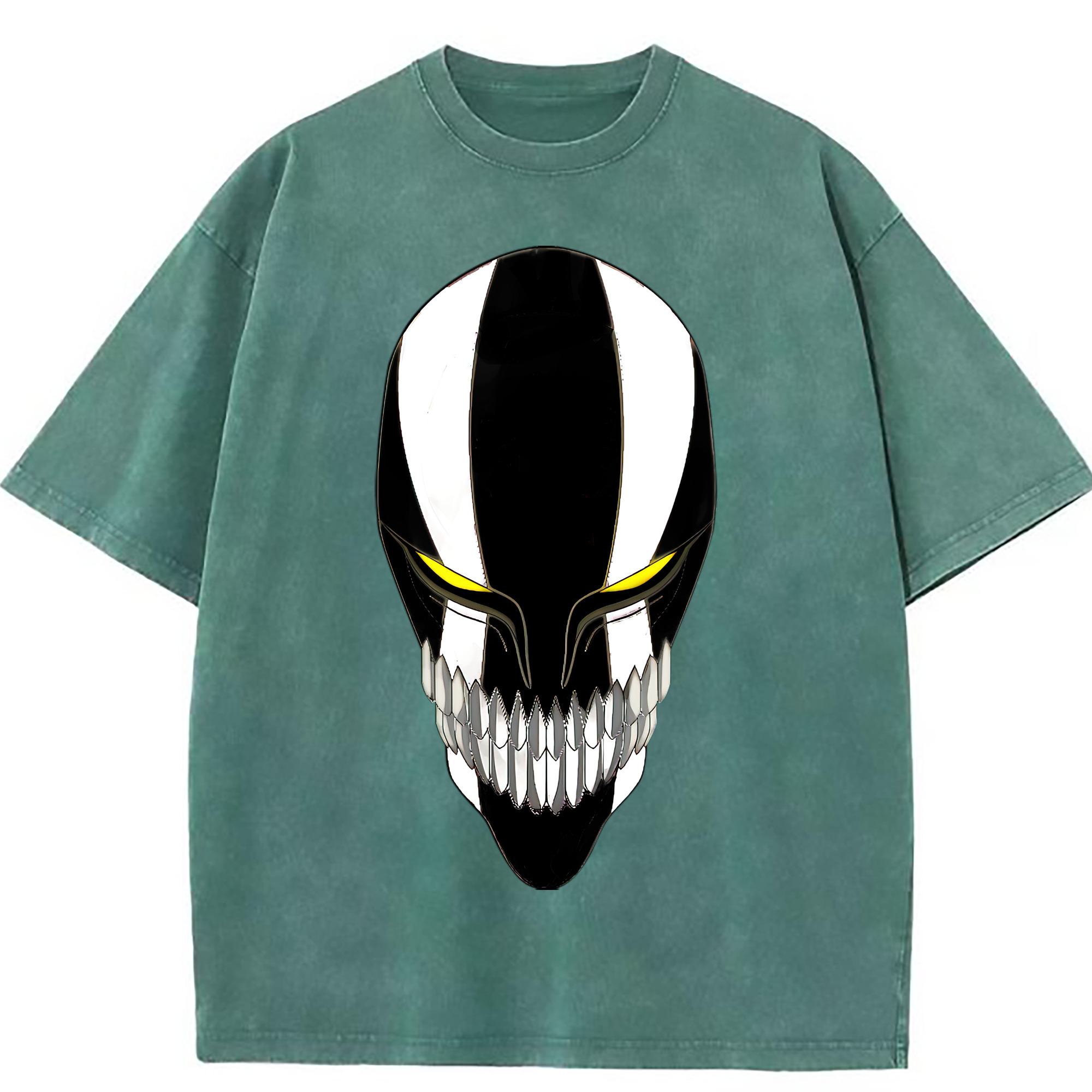 （画像用） ブリーチ 黒崎一護（くろさき いちご）BLEACH Kurosaki Ichigo 綿100% ヴィンテージ風 半袖Tシャツ（フロントプリント）